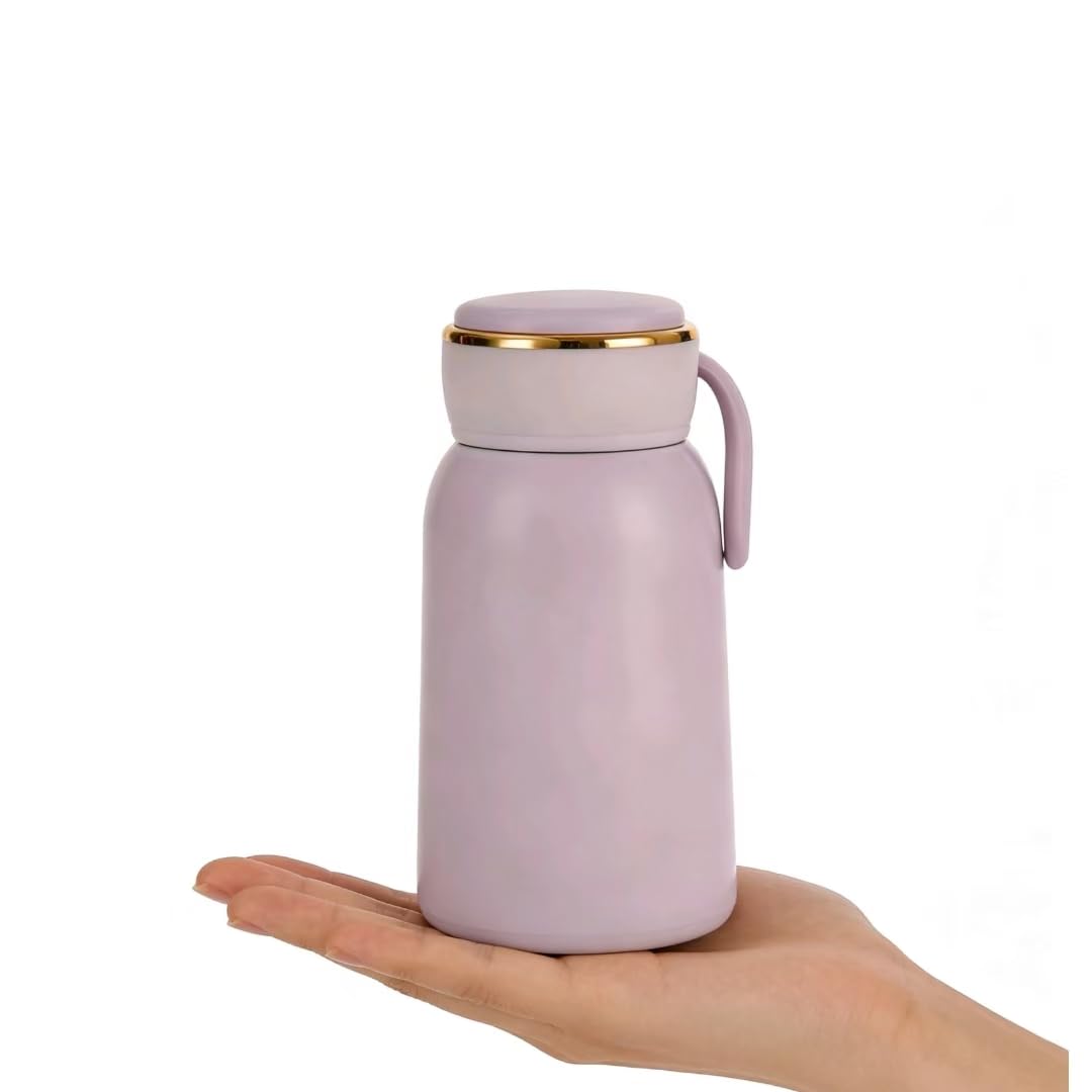 Mini Water Bottle, 10 oz, Insulated Tumbler ，Insulated Flask,Vacuum Stainless Steel Water Bottle, Leak Proof, BPA Free, for Hot & Cold Drinks (Red)