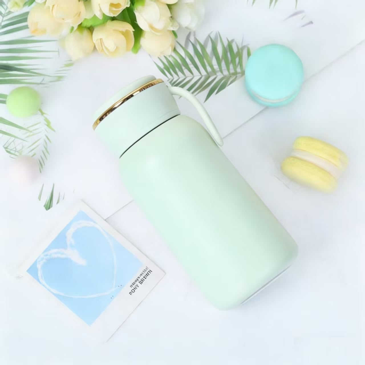Mini Water Bottle, 10 oz, Insulated Tumbler ，Insulated Flask,Vacuum Stainless Steel Water Bottle, Leak Proof, BPA Free, for Hot & Cold Drinks (Red)