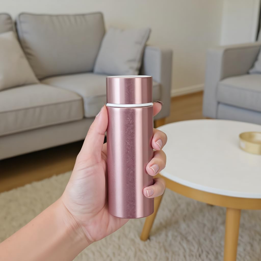 Stainless Steel Insulated Water Bottle, 5oz, Mini Vacuum Water Bottle, Slim Tumbler, Small Sports Bottle, Leak Proof Bottle, Coffee Cup, Pocket Bottle, Coffee Bottle, keep hot and cold (Silver)