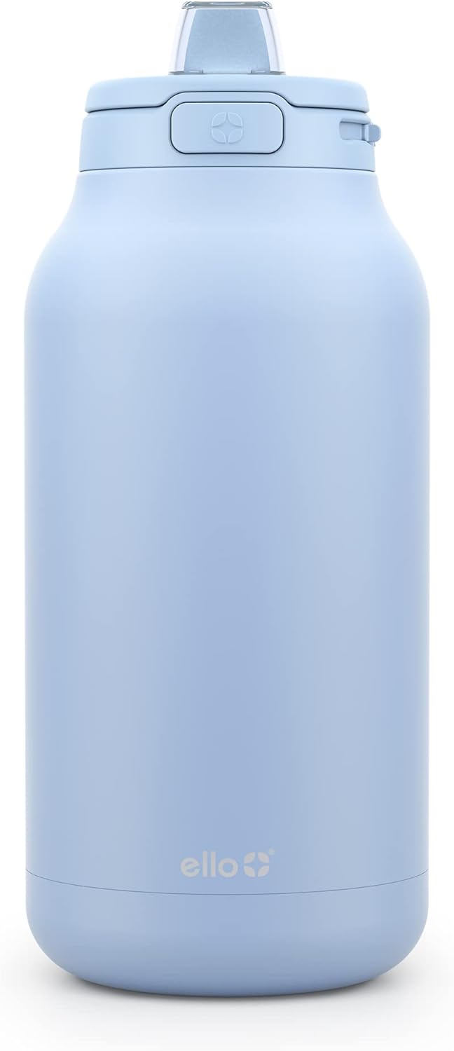 Ello Hydra 64oz Half Gallon Vacuum Insulated Stainless Steel Jug with Locking