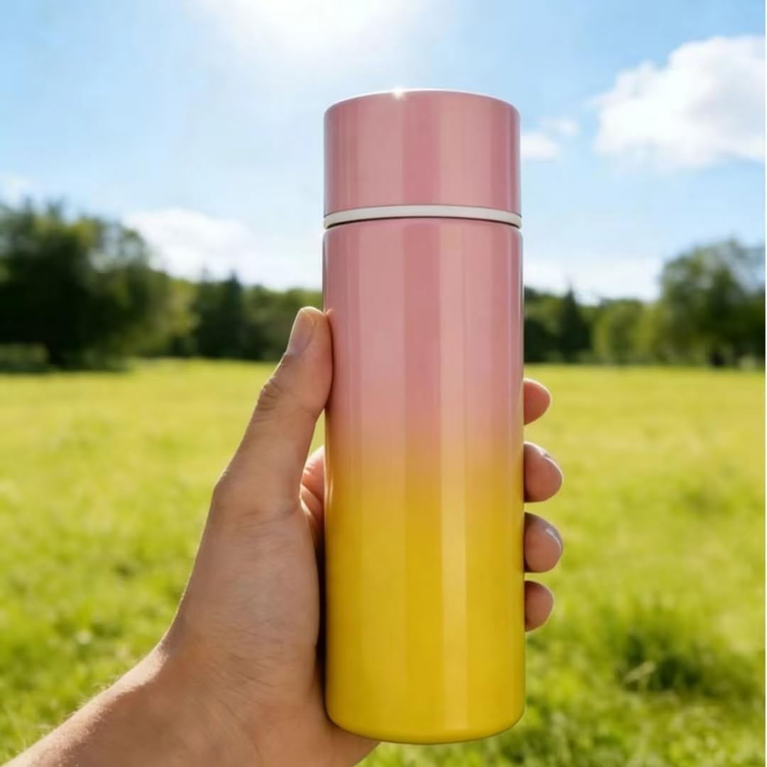 Mini WaterBottle, 5oz, Slim Stainless Steel, Small Insulated Coffee bottle, Small Tumbler, Mini Flask Keeps Drink Cold and Hot, Leak Proof Bottles for Purse, Lunch Bag,Coffee, BPA Free (Red)