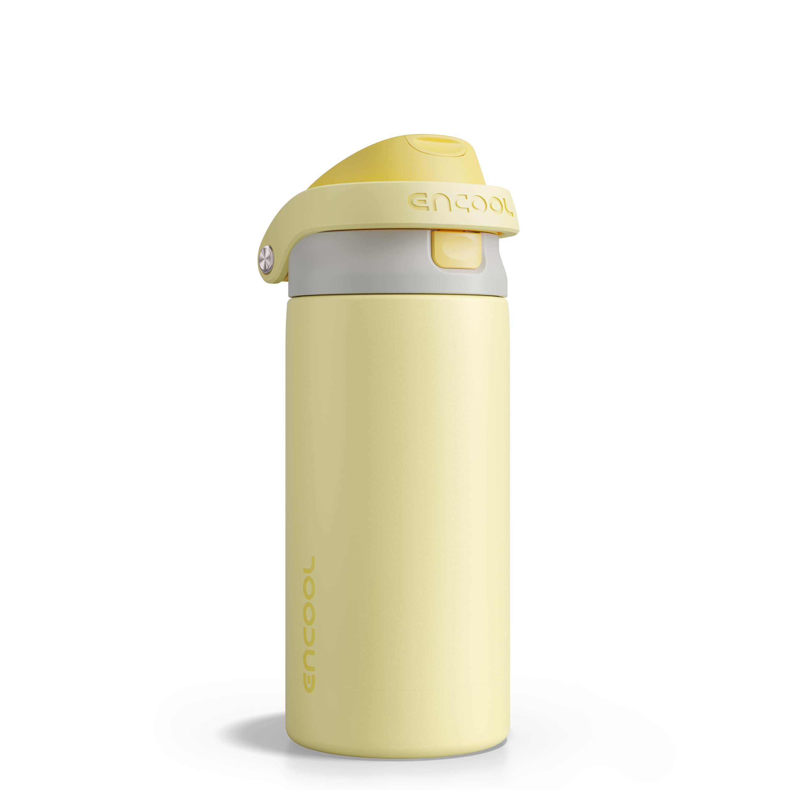 ENCOOL Leakproof Insulated Water Bottle with Straw Dual-Sip Water Bottle Bag-Safe Design for Work, Commute & Gym – Keeps Drinks Cold All Day, 24 oz, Powder Blue