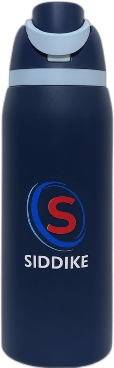 Sports Water Bottles 40oz,Water Bottles Stainless Steel,Keeps Liquids Hot or Cold with Double Wall Vacuum Insulated Bottles, Leak-Proof Design,Water Bottles for Travel Gym Outdoor Use.