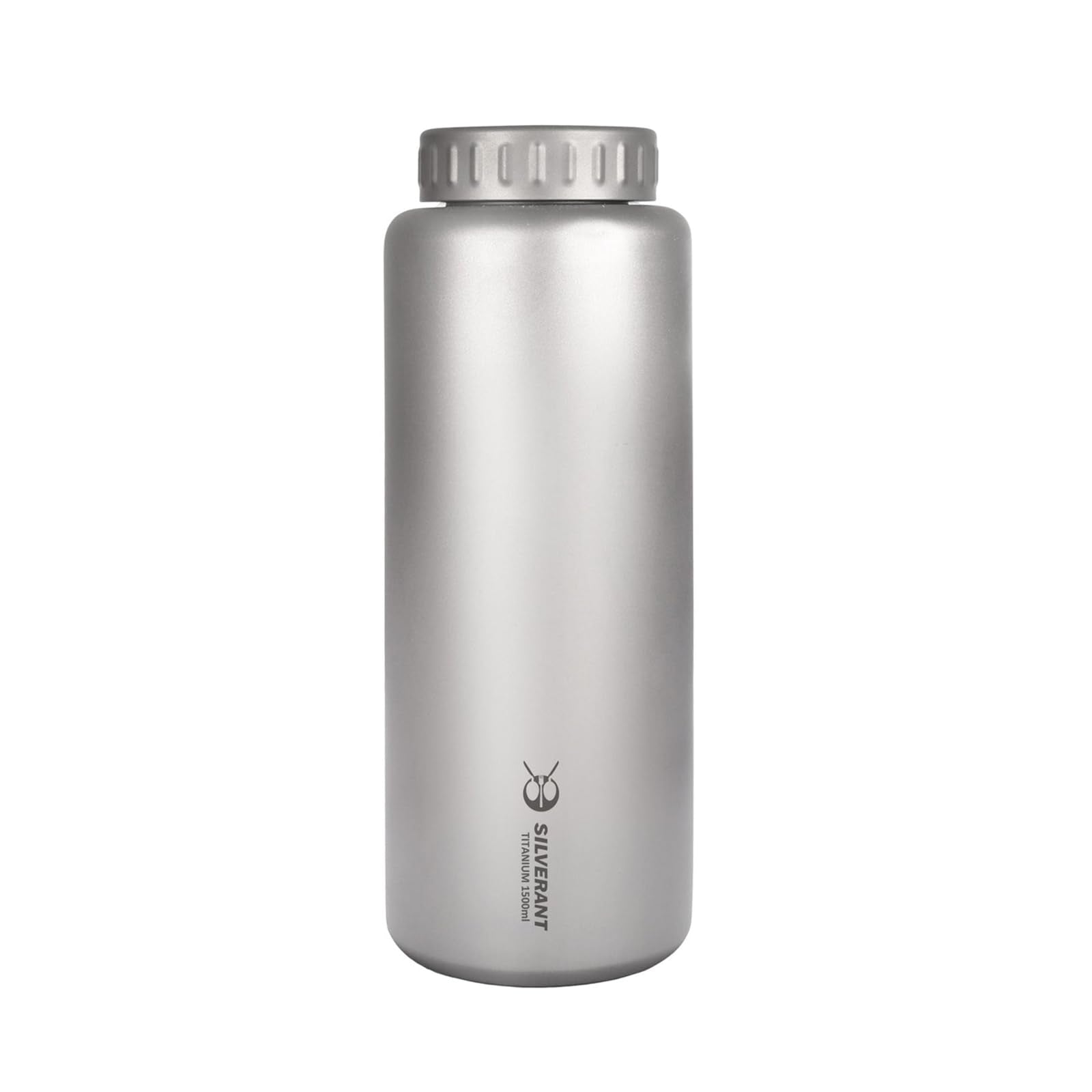 SILVERANT Titanium Ultralight 800ml/27 fl oz Leakproof Outdoor Camping Hiking Sports Water Bottle with Insulating Thermal Sleeve and Clip Loop Cap
