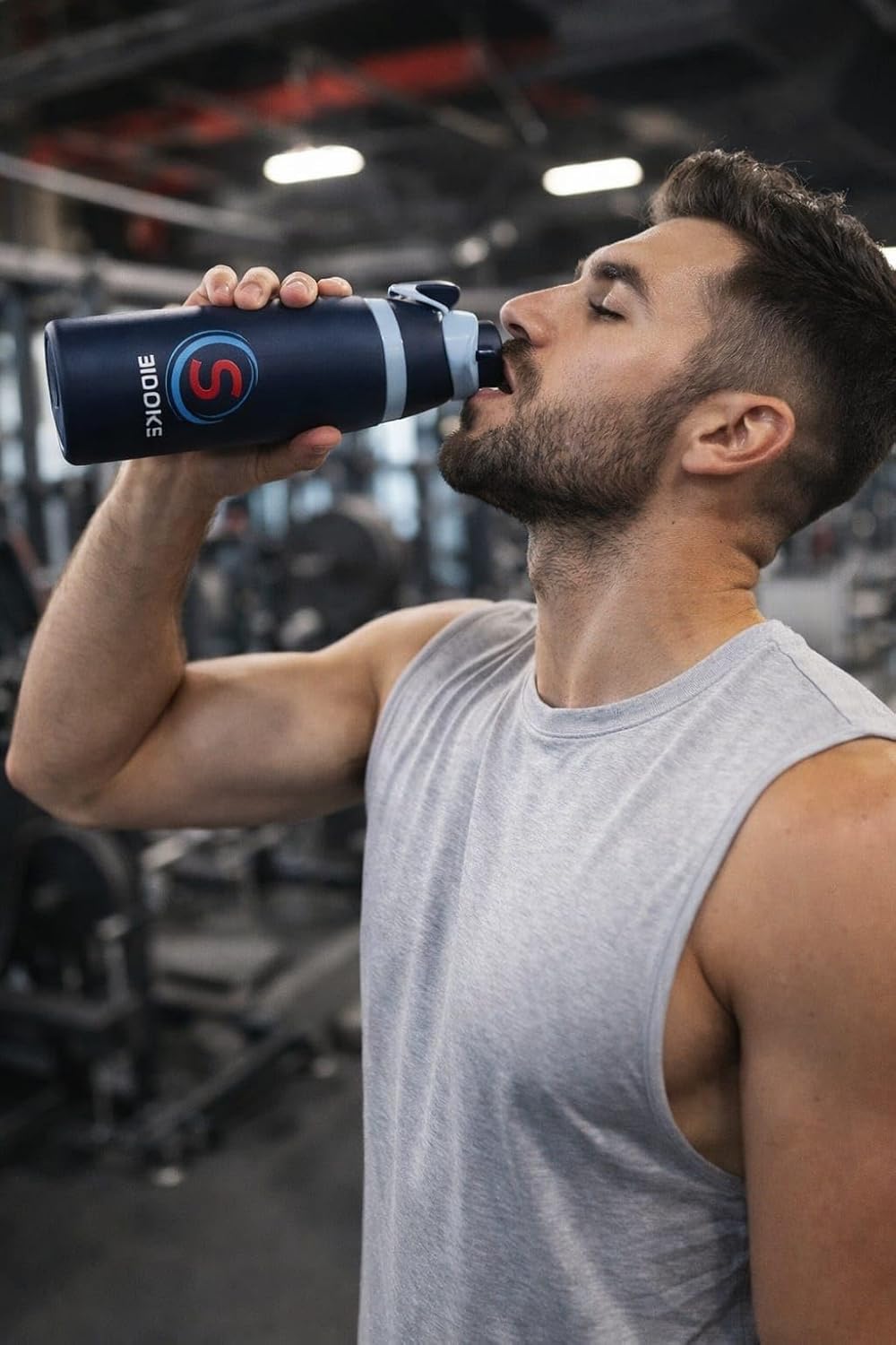 Sports Water Bottles 40oz,Water Bottles Stainless Steel,Keeps Liquids Hot or Cold with Double Wall Vacuum Insulated Bottles, Leak-Proof Design,Water Bottles for Travel Gym Outdoor Use.