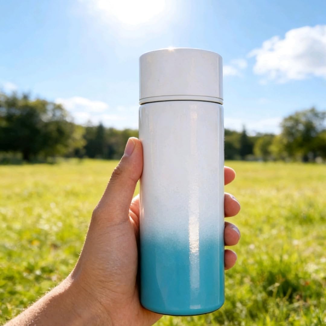 Mini WaterBottle, 5oz, Slim Stainless Steel, Small Insulated Coffee bottle, Small Tumbler, Mini Flask Keeps Drink Cold and Hot, Leak Proof Bottles for Purse, Lunch Bag,Coffee, BPA Free (Red)