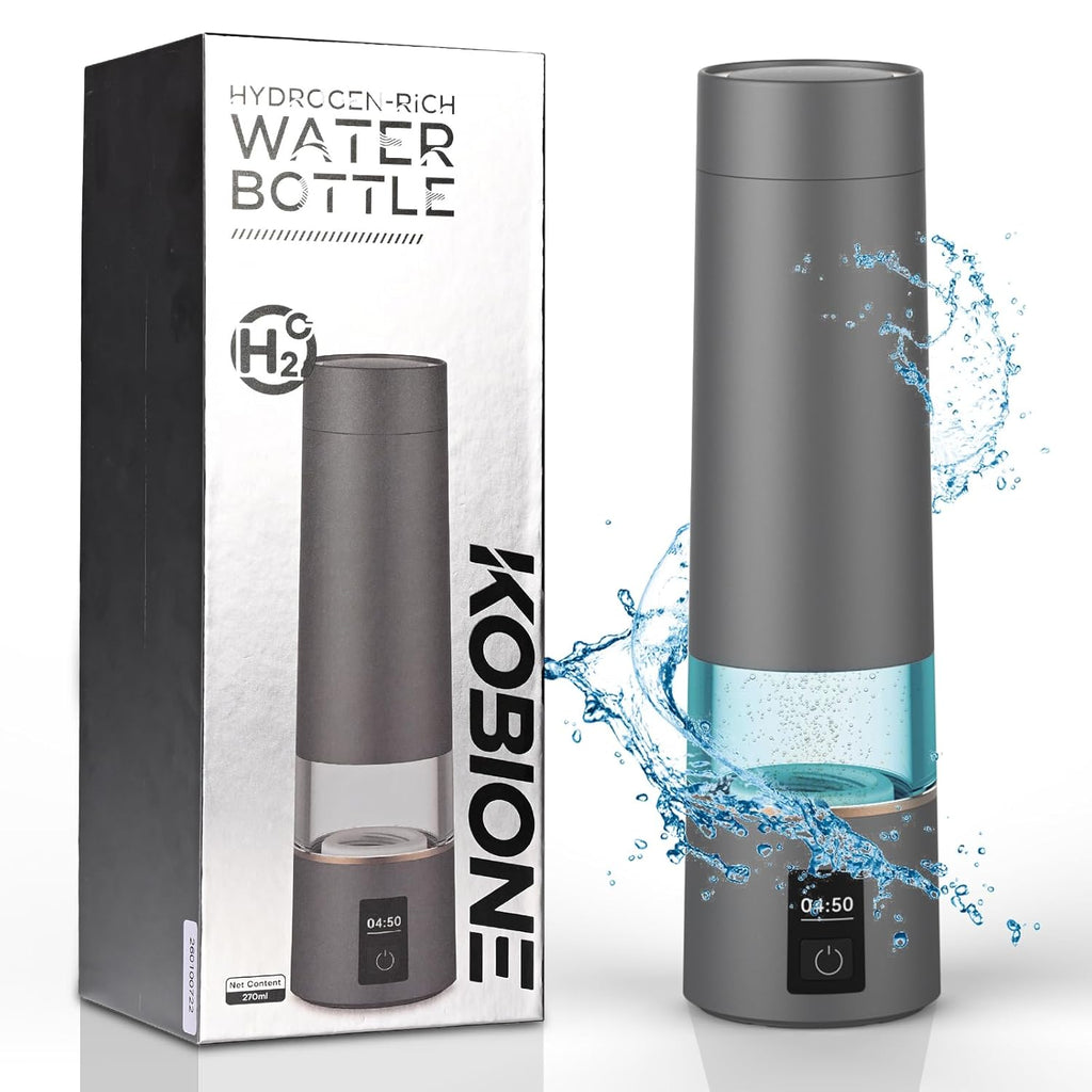 Hydrogen Water Bottle, H2 Certified SPE/PEM Technology, Up to 6000 PPB, 12-Hour Hydrogen Retention, 270ml Portable Hydrogen Water Bottle, Suitable for Home, Office, Gym, Outdoor Sports