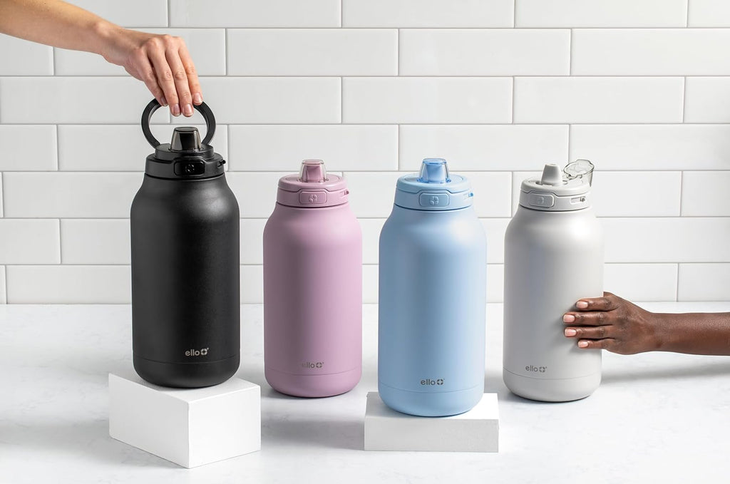 Ello Hydra 64oz Half Gallon Vacuum Insulated Stainless Steel Jug with Locking