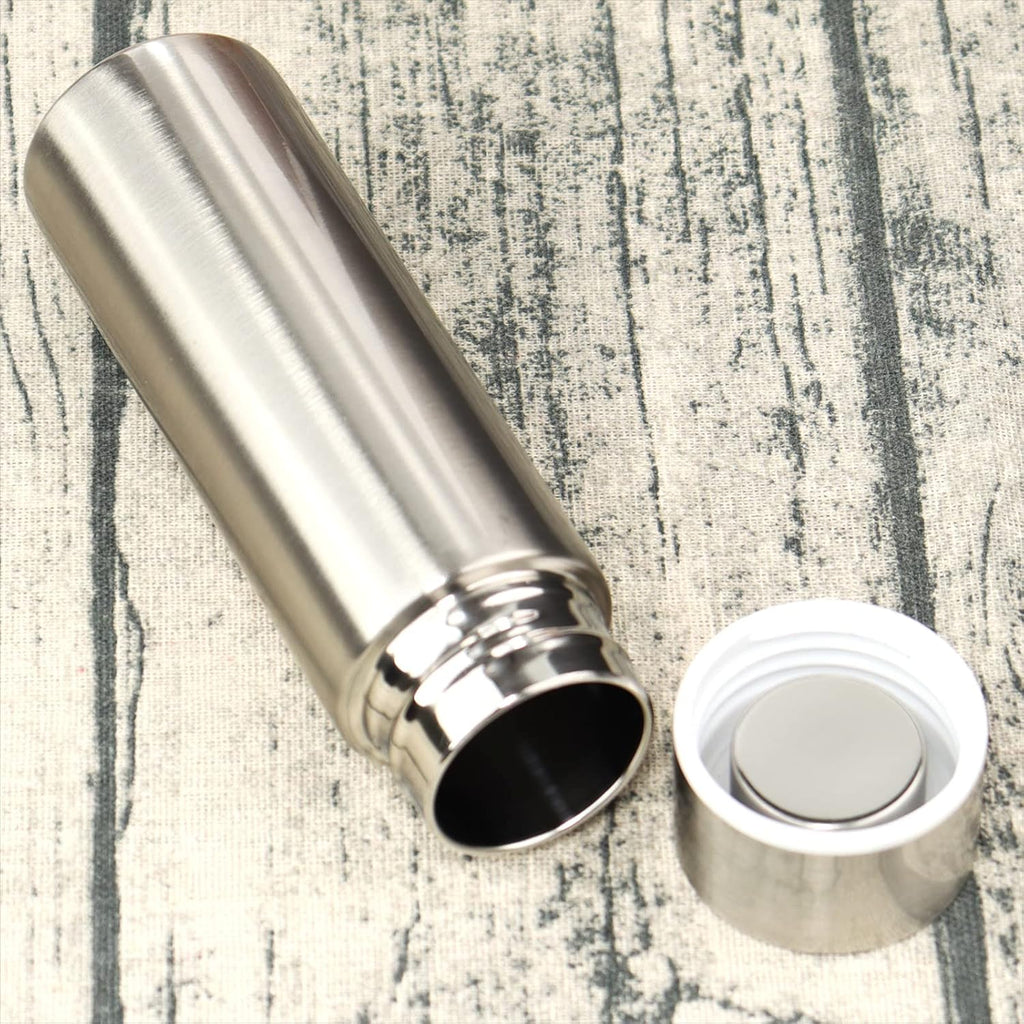 Cute Small Purse Water Bottle, 4.4 Fl. Oz, Mini Slim Flask for Kids Lunchbox, Portable Skinny Handbag Water Bottle, Vacuum Insulated Reusable Leak Proof Stainless Steel Cup